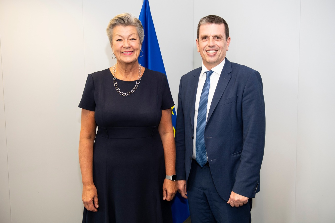 Συνάντηση Καιρίδη – Γιόχανσον: «Είχαμε πετυχημένη μεταναστευτική πολιτική»