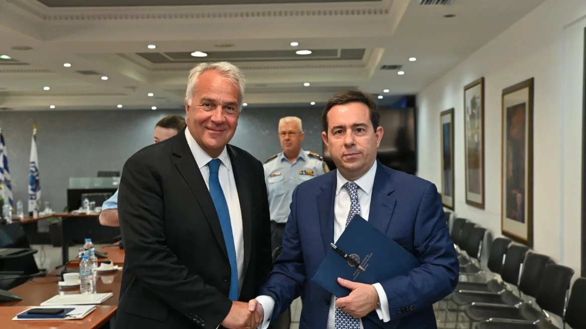 Συνάντηση Μ.Βορίδη – Ν.Μηταράκη στο υπουργείο Προστασίας του Πολίτη