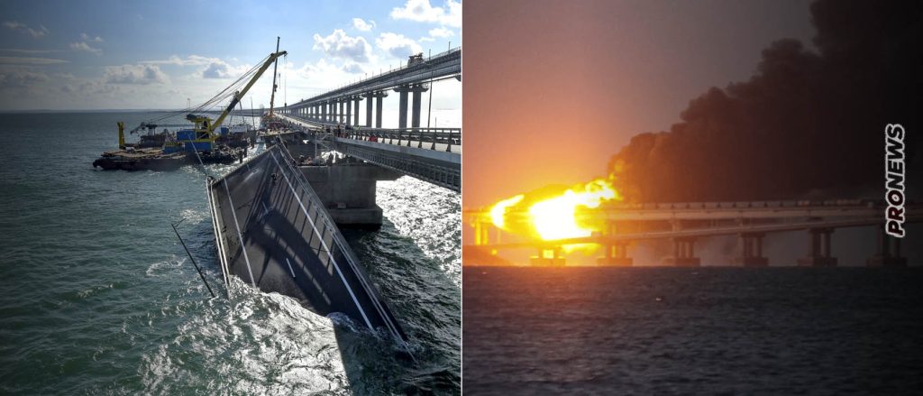 Οι Ρώσοι λένε ότι η επίθεση στην γέφυρα της Κριμαίας οργανώθηκε από την βρετανική MI6 και πραγματοποιήθηκε με υποβρύχιο ρομπότ