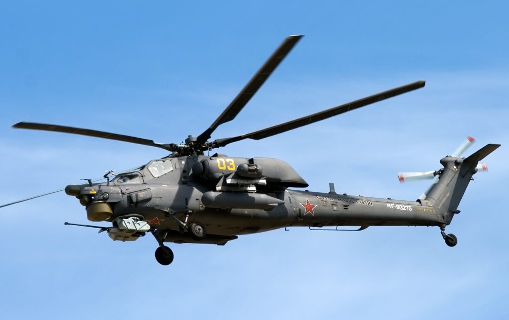 Ρωσικά επιθετικά ελικόπτερα Mi-28 χρησιμοποίησαν με επιτυχία τον Α/Τ πύραυλο Khrizantema στα πεδία των μαχών!