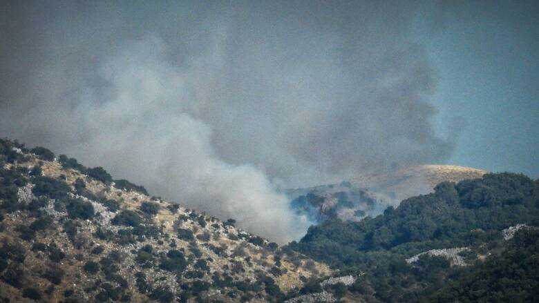 Πυρκαγιά ξέσπασε στην Κέρκυρα στην περιοχή Περίθεια – Εκκενώνονται πέντε οικισμοί