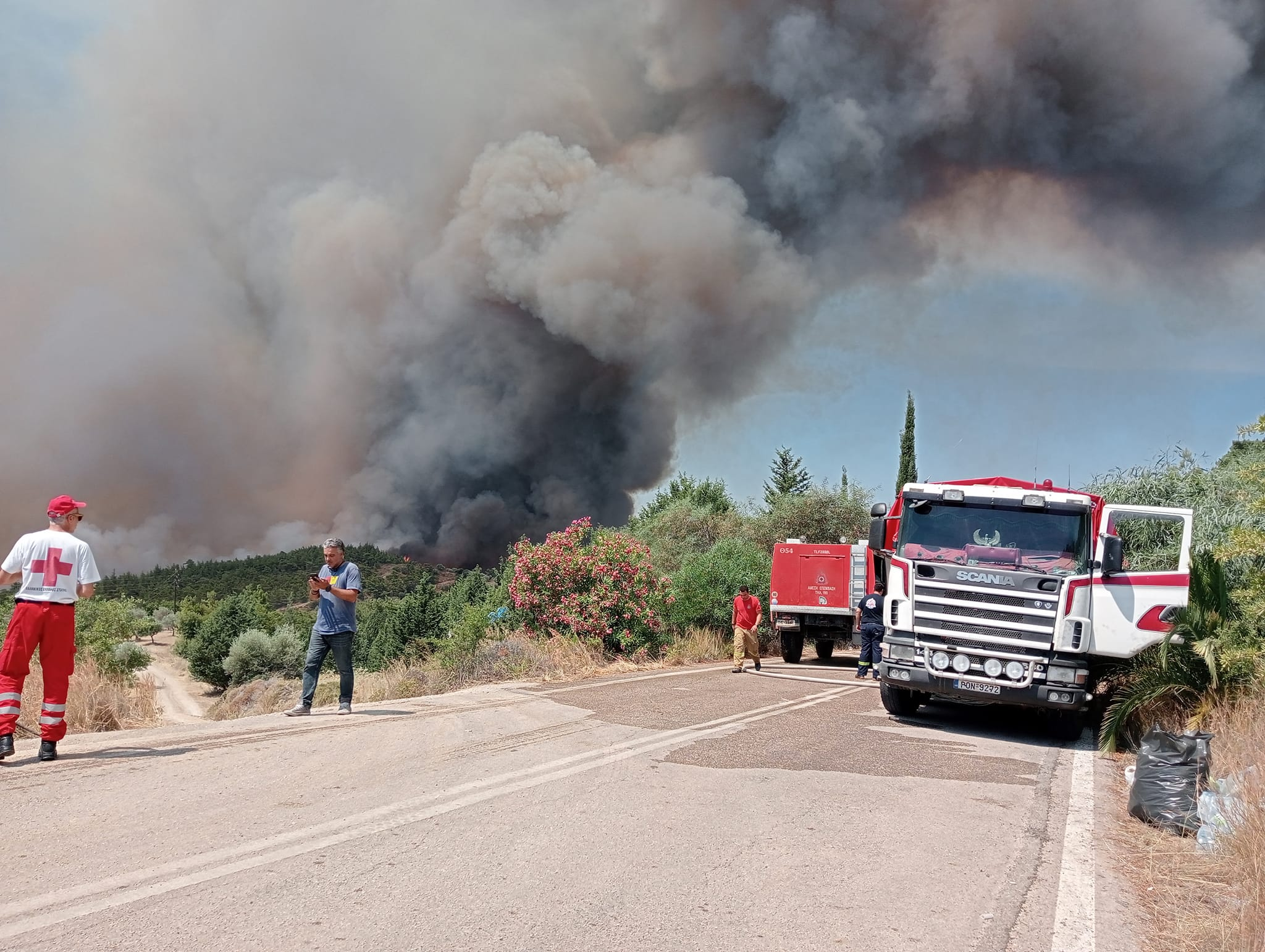 Ρόδος: Ο ΔΕΔΔΗΕ σηκώνει drones για να δει τις καταστροφές στο δίκτυο ηλεκτροδότησης