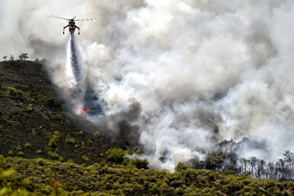 Μαίνεται η φωτιά στη Ροδόπη: Στο σημείο επιχειρούν 63 πυροσβέστες – Καίγεται δασική έκταση στην περιοχή Πάτερμα (upd)