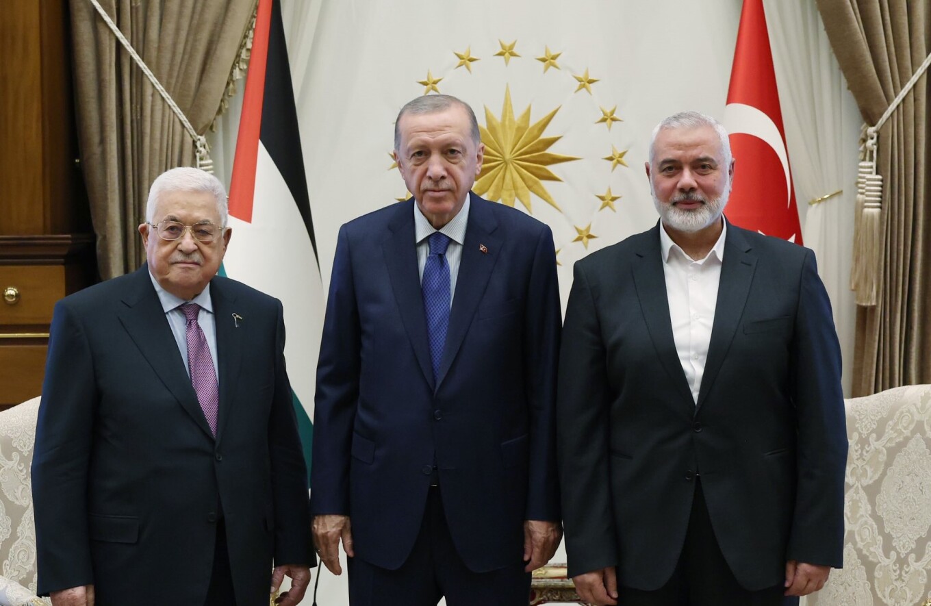 Παλαιστινιακή αρχή και Χαμάς συναντήθηκαν υπό το βλέμμα του Ρ.Τ.Ερντογάν
