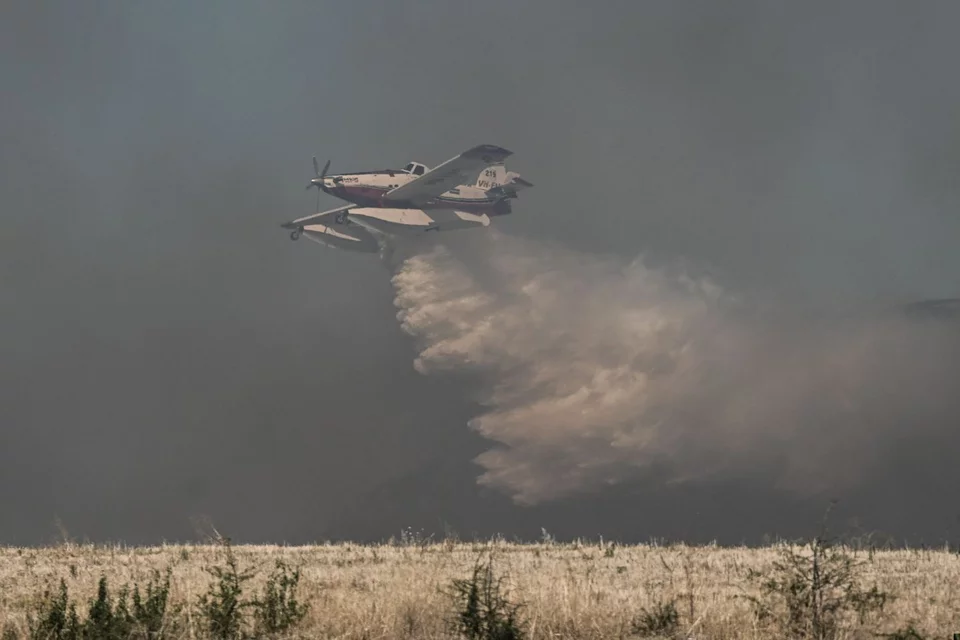 Μαγνησία: Χωρίς ενεργό μέτωπο η φωτιά – «Στάχτη» 50.000 στρέμματα (φώτο)