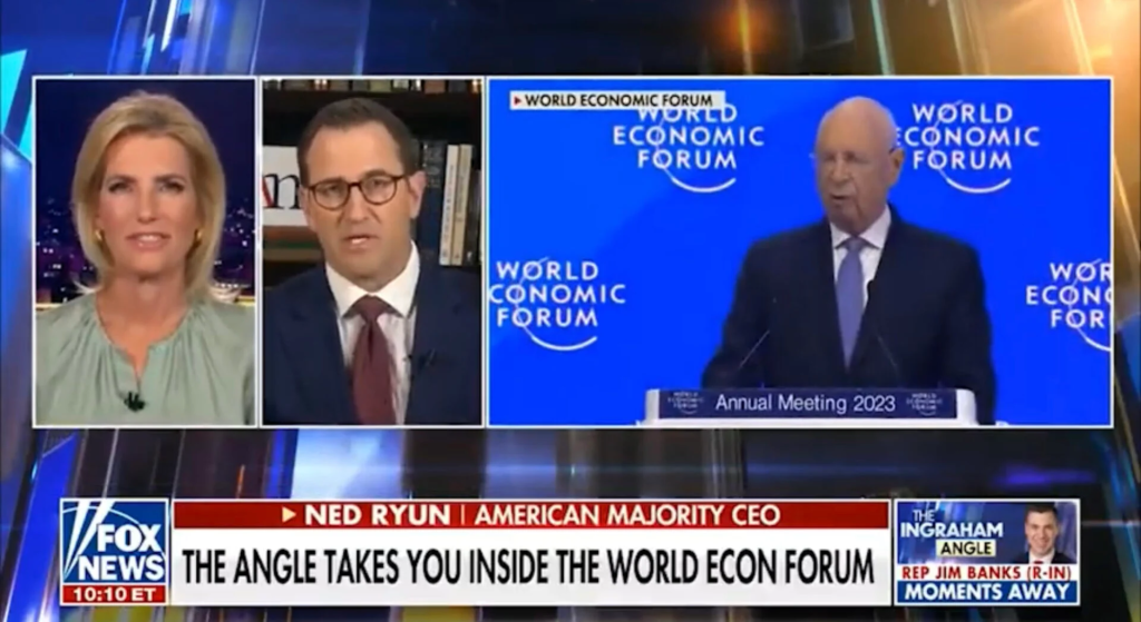 «Δριμύ κατηγορώ» στο Fox News κατά του WEF: «Θέλουν να δημιουργήσουν τη φεουδαρχία 2.0 και αυτοί να μας κυβερνούν»
