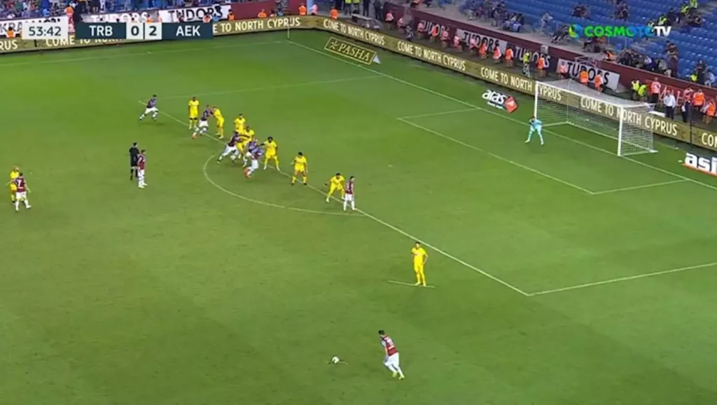 Τουρκική πρόκληση ακόμα και στο φιλικό της ΑΕΚ με την Τραμπζονσπόρ – Είχαν διαφήμιση για τα κατεχόμενα της Κύπρου