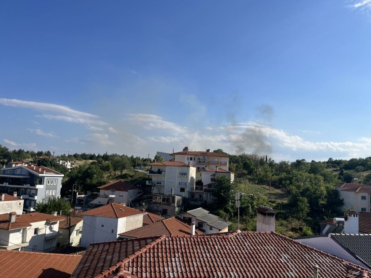 Κοζάνη: Ξέσπασε φωτιά στην περιοχή του Αγίου Νικάνορα – Καίει κοντά σε σπίτια