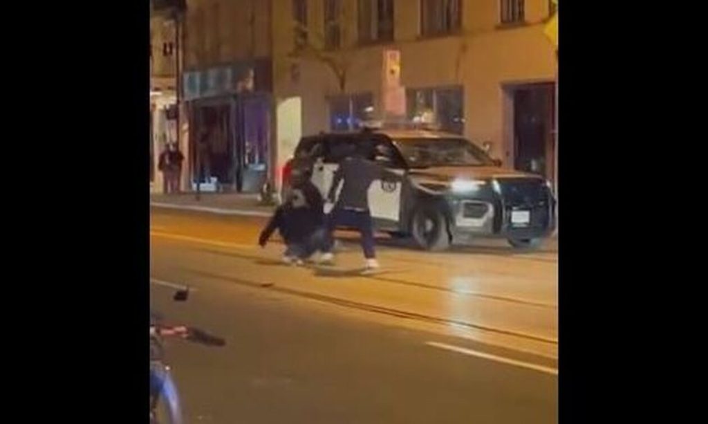 Καυγάδισαν και τον χτύπησε με πύθωνα! – Απίστευτες εικόνες στη μέση του δρόμου στο Τορόντο (βίντεο)