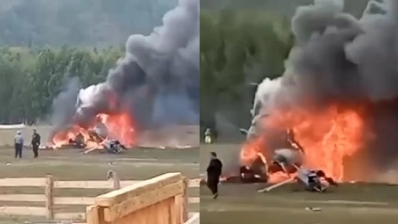 Βίντεο ντοκουμέντο: Η στιγμή που τουριστικό ελικόπτερο τυλίγεται στις φλόγες – Έξι νεκροί