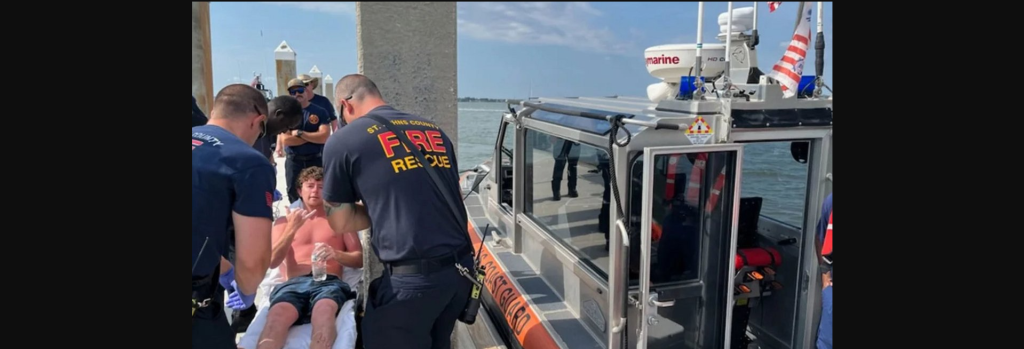 Ψαράς έμεινε στον Ατλαντικό Ωκεανό για 35 ώρες… ανάμεσα σε καρχαρίες (βίντεο)