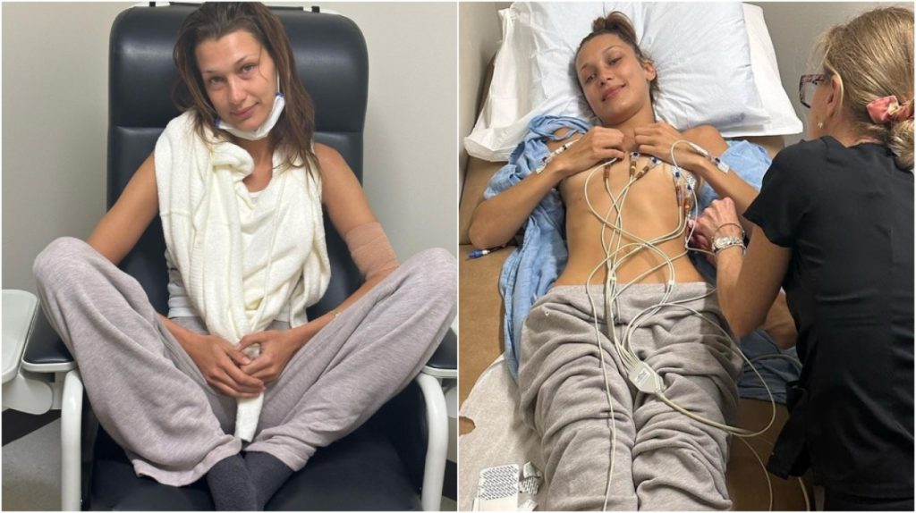 Οι νέες φωτογραφίες της Μπέλα Χαντίντ από τη θεραπεία της – Ταλαιπωρημένη αλλά χαμογελαστή (φώτο)