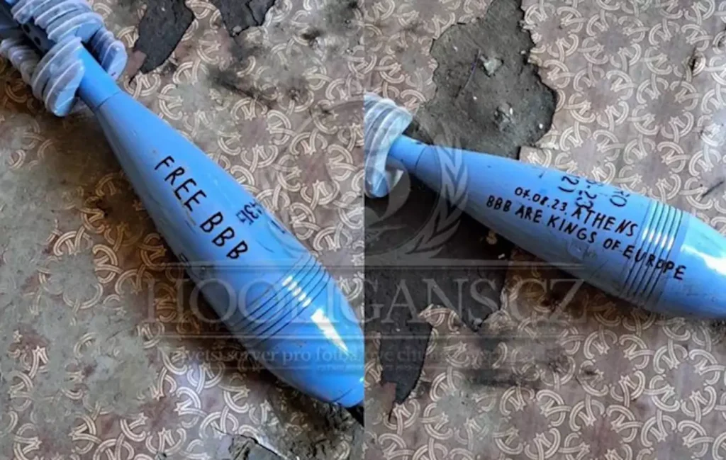 Η ουκρανική Ντιναμό Κιέβου στο πλευρό των δολοφόνων νεοναζί της Ντιναμό Ζάγκρεμπ με φωτογραφίες βλημάτων όλμου! «Λευτεριά στους Bad Blue Boys»