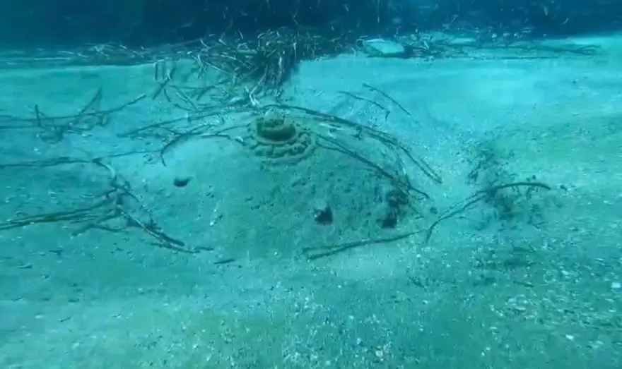 Κρήτη: Βίντεο από την εξουδετέρωση νάρκης σε θαλάσσια περιοχή