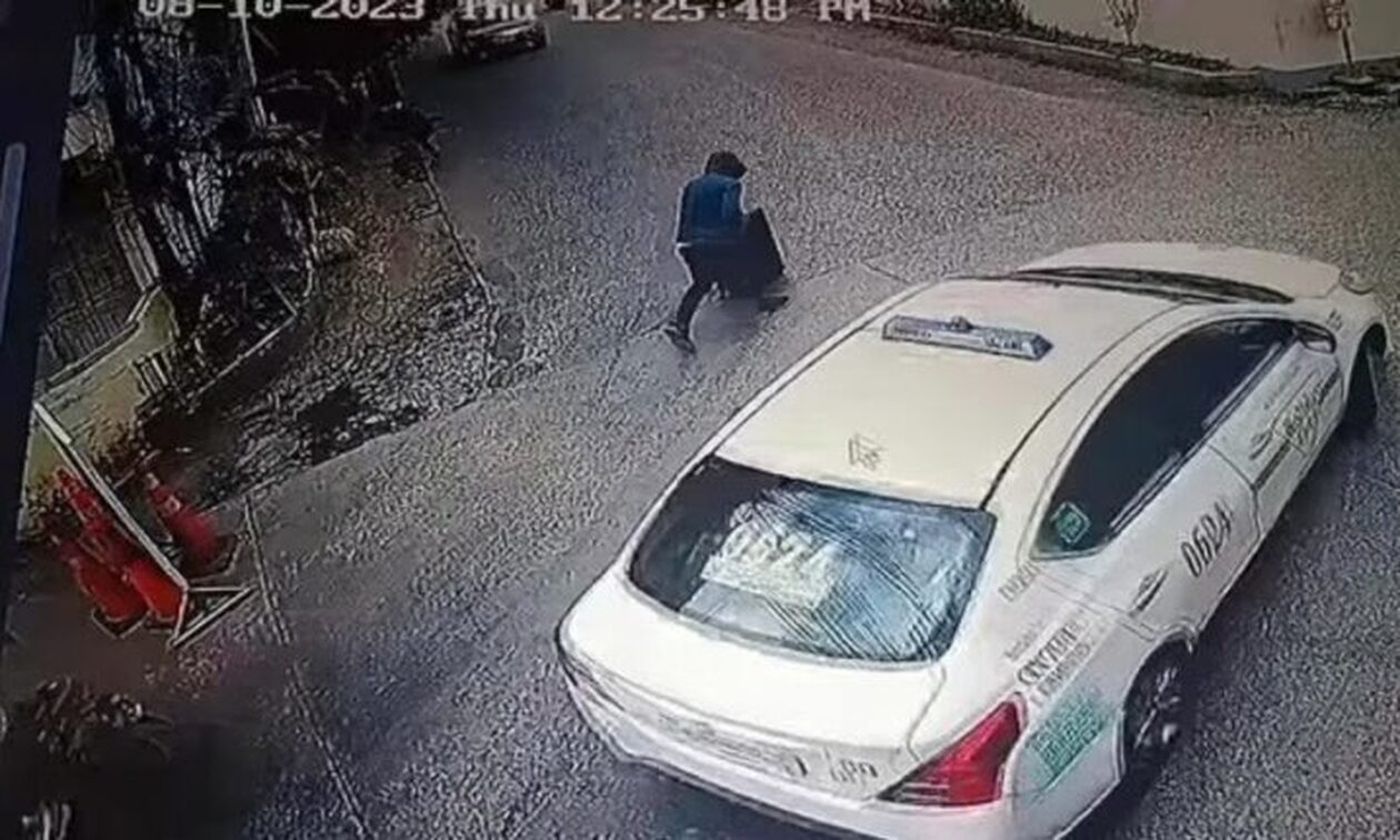 Βίντεο ντοκουμέντο: Η στιγμή που ύποπτος μεταφέρει 8χρονο κορίτσι μέσα σε βαλίτσα