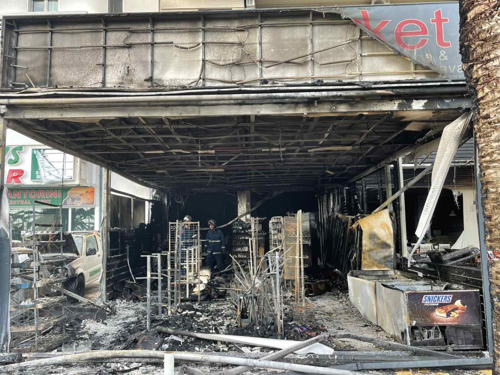 Ρέθυμνο: Ανήλικος προκάλεσε την καταστροφική φωτιά σε σούπερ μάρκετ