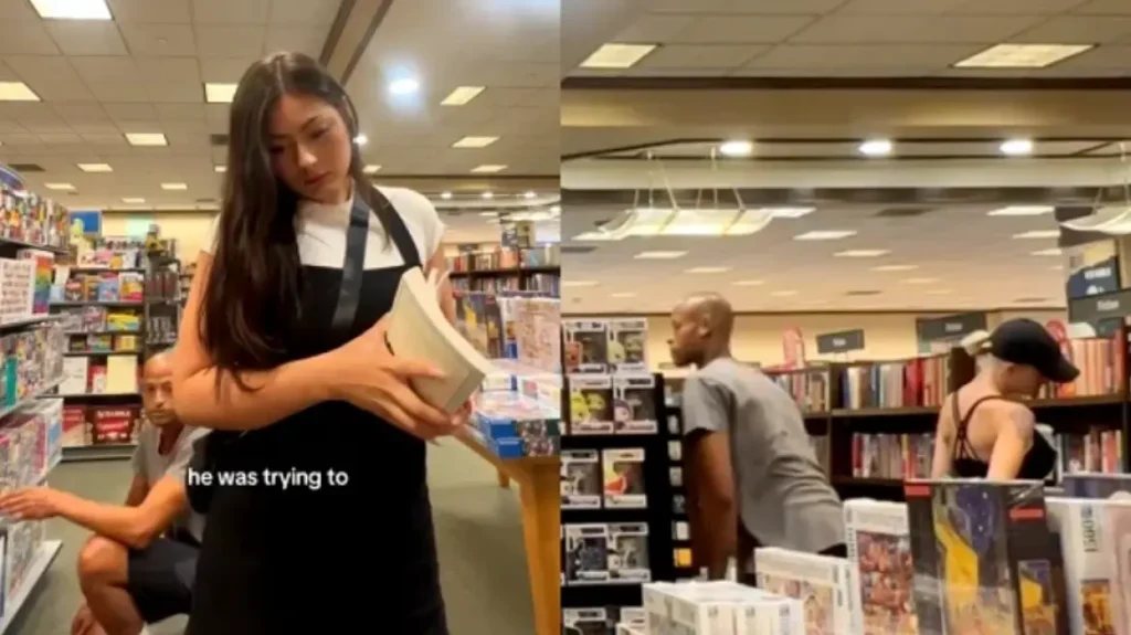 Άλλο βίτσιο και αυτό: Άνδρας «μύριζε οπίσθια» γυναικών σε βιβλιοπωλείο – Τον κατέγραψε νεαρή TikToker