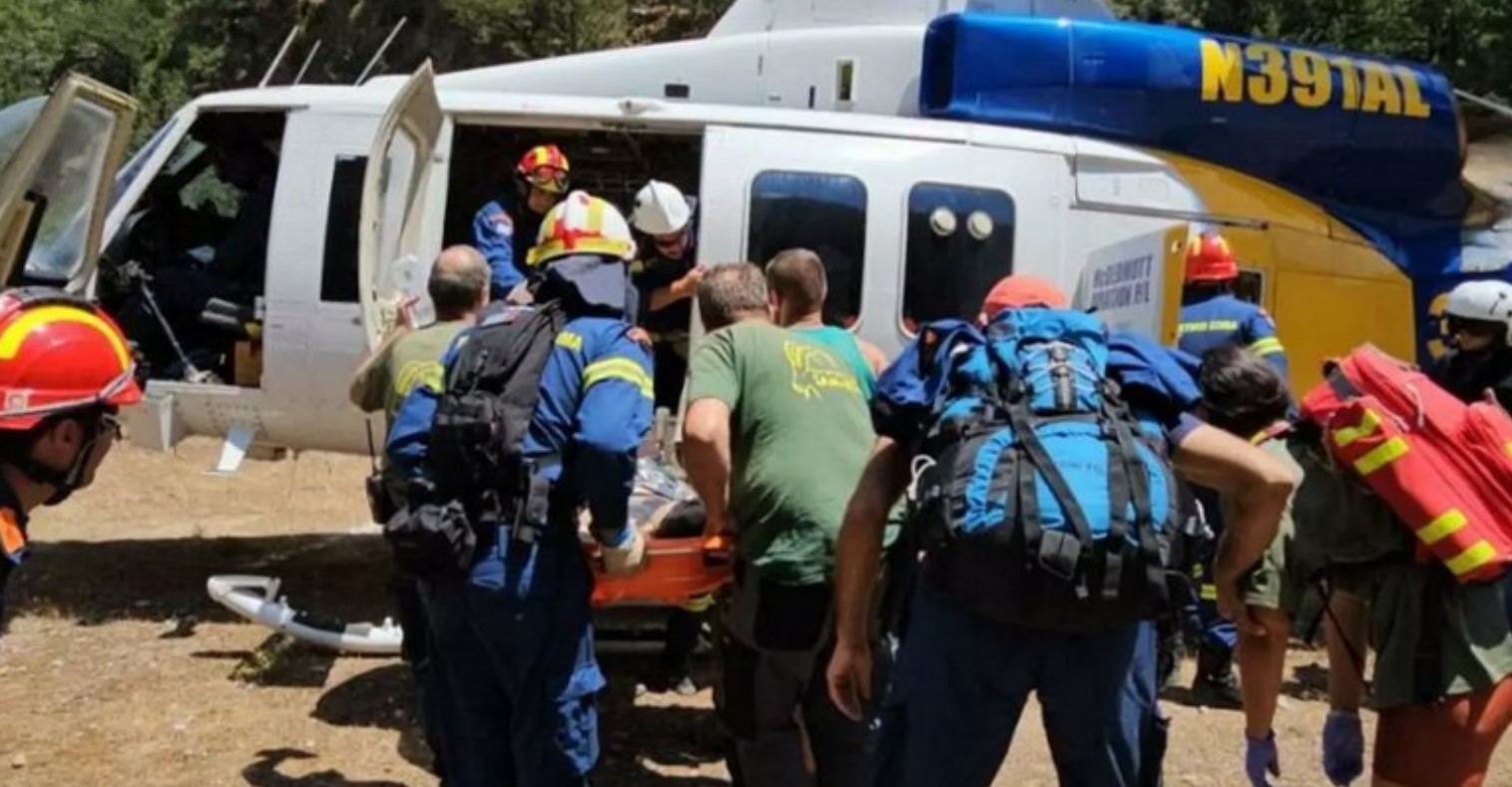 Στην Ισπανία μεταφέρθηκε ο 45χρονος τουρίστας που τραυματίστηκε στο φαράγγι της Σαμαριάς