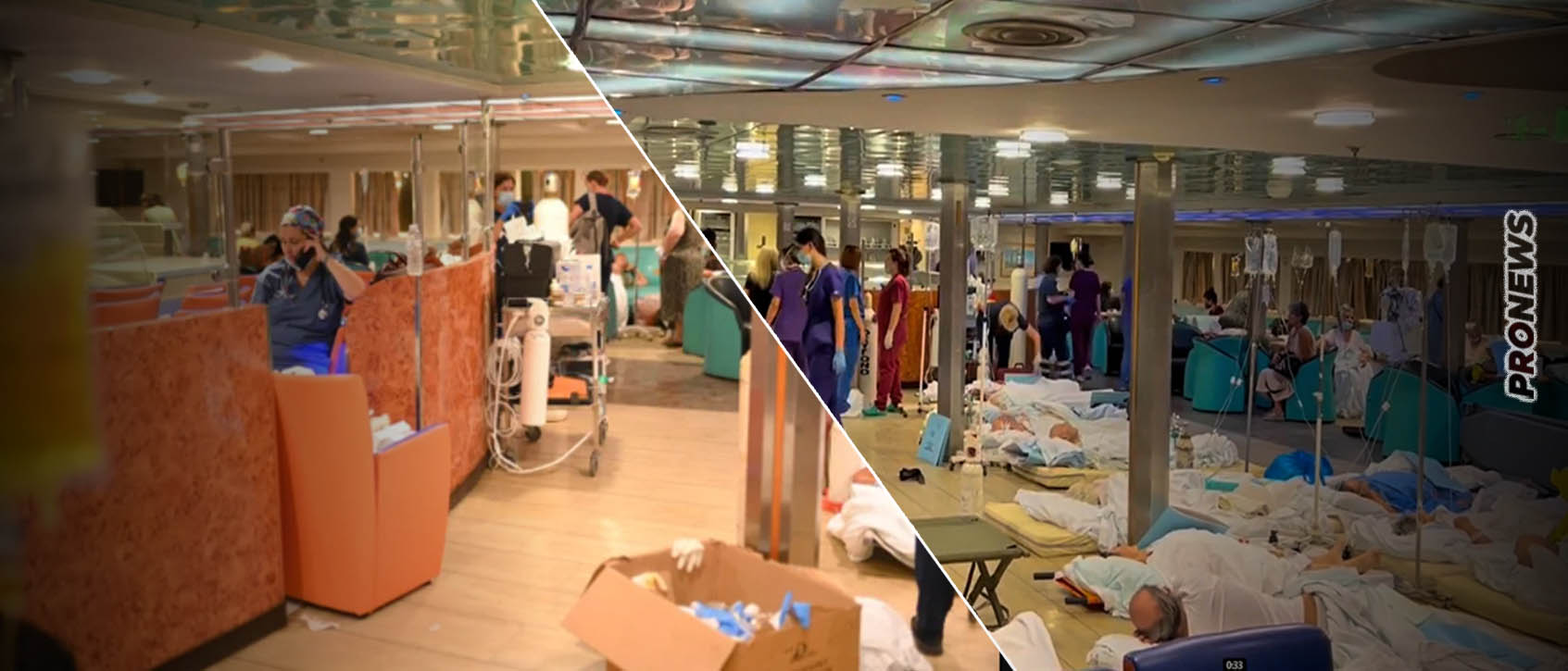 Αλεξανδρούπολη: Σε ferry boat στο λιμάνι μεταφέρονται οι ασθενείς του νοσοκομείου που εκκενώνεται λόγω της φωτιάς (βίντεο)