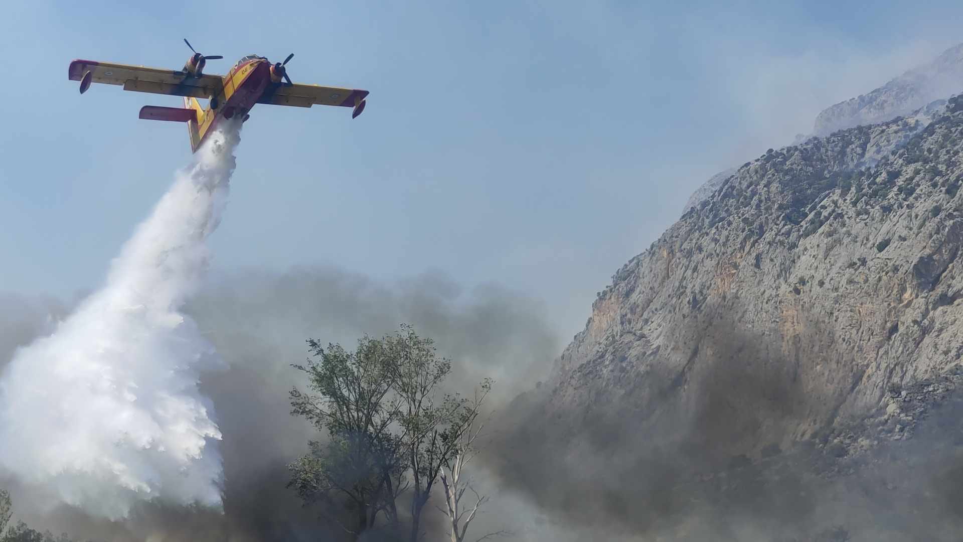 Οριοθετήθηκε η φωτιά στο Κρυονέρι Ναυπακτίας