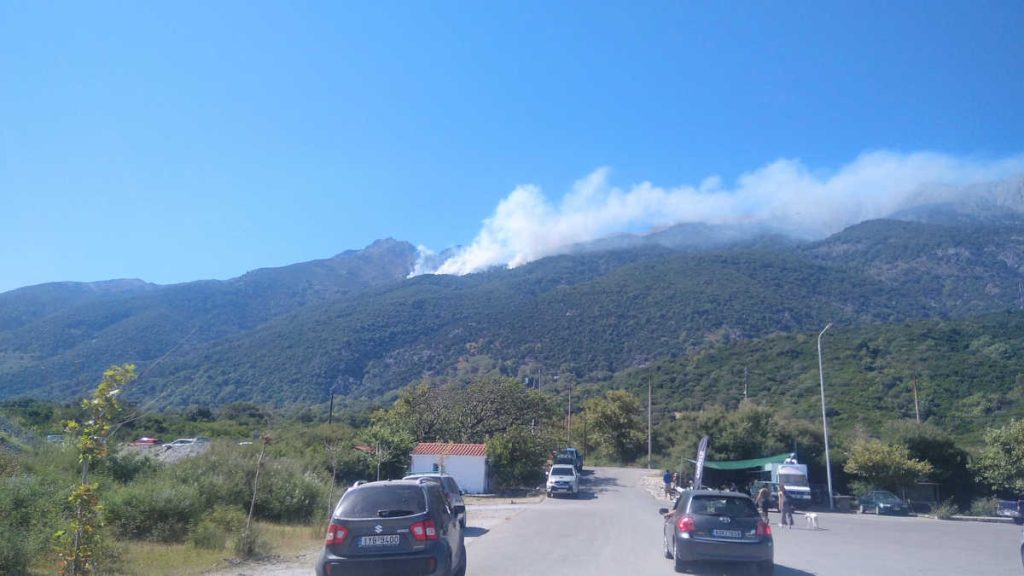 Τέθηκε υπό έλεγχο η φωτιά στην Σαμοθράκη