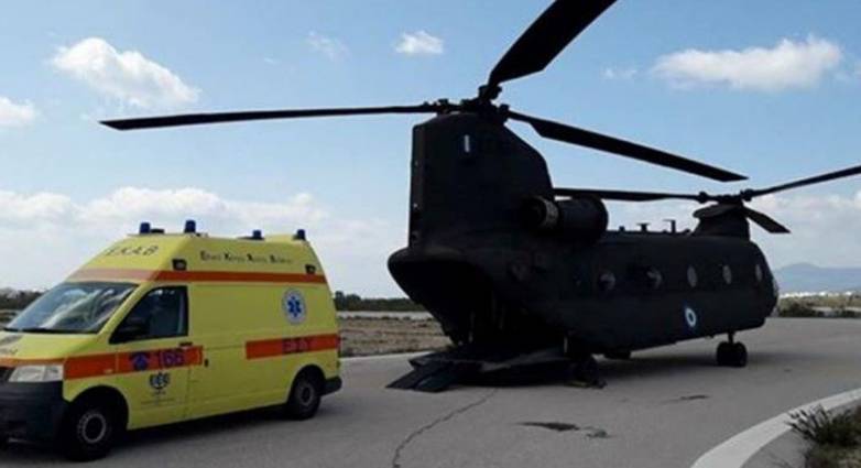 Ζάκυνθος: Αεροδιακομιδή για διασωληνωμένο 20χρονο που τραυματίστηκε σε τροχαίο με γουρούνα