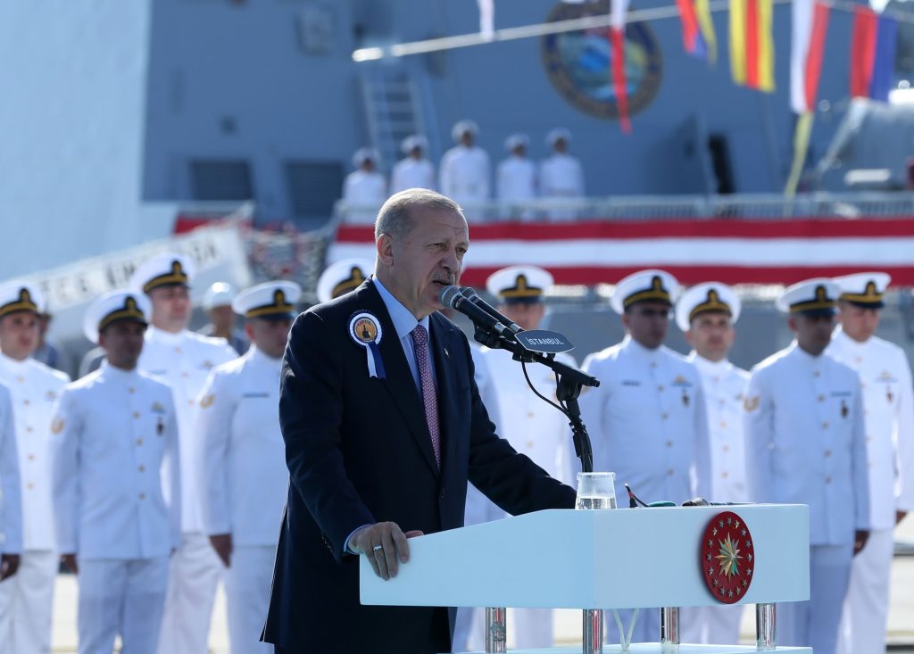 Ρ.Τ.Ερντογάν στους νέους αξιωματικούς του τουρκικού ναυτικού: «Ματαιώνουμε κάθε είδους απόπειρες κατά της εθνικής μας ασφάλειας»