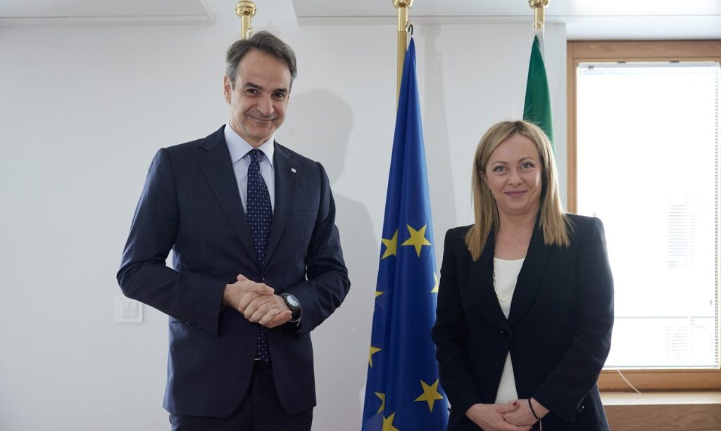 Σήμερα το δείπνο του Κ.Μητσοτάκη με την Τ.Μελόνι – Στο επίκεντρο η οικονομία και η ενεργειακή συνεργασία