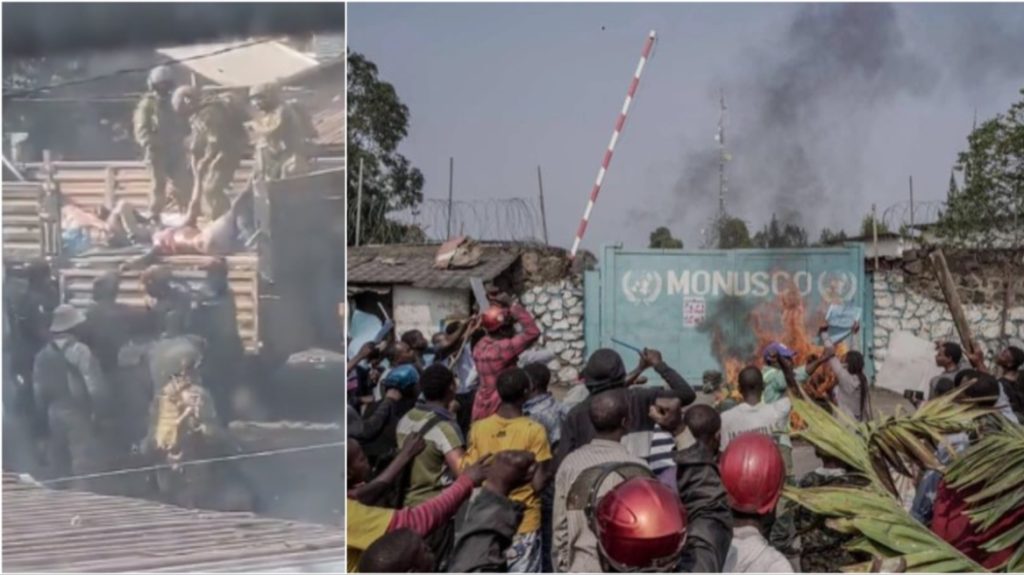 ΛΔ Κονγκό: Η στιγμή που στρατιώτες φορτώνουν πτώματα σε καρότσα φορτηγού μετά από τυφεκισμό διαδηλωτών