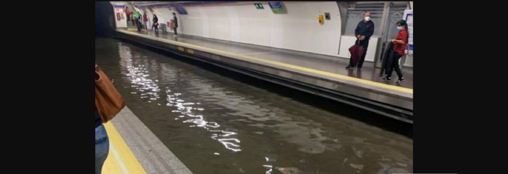 Το απόλυτο «χάος» στην Ισπανία από την κακοκαιρία: Πλημμύρισε το μετρό της Μαδρίτης (βίντεο)