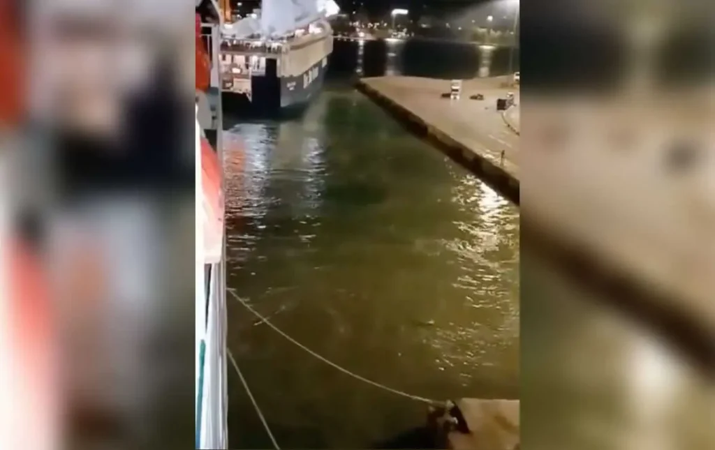 «Blue Horizon»: Νέο βίντεο ντοκουμέντο από το θανατηφόρο περιστατικό –  Ο 36χρονος πνίγεται και το πλοίο φεύγει