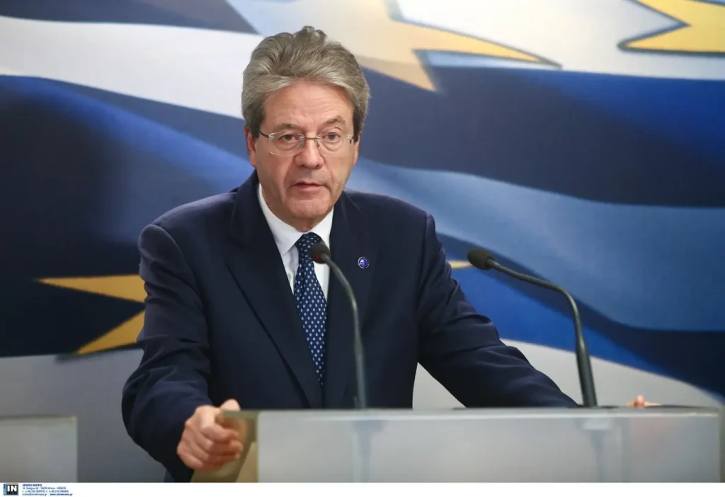 Π.Τζεντιλόνι: «Θα στηρίξουμε την Ελλάδα για να αντιμετωπίσει τις καταστροφές»