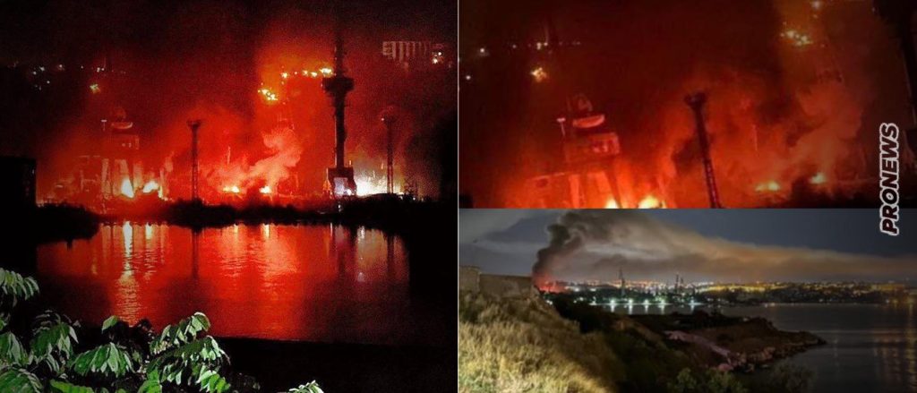 Η Ουκρανία κτύπησε με πυραύλους το ναυπηγείο της Σεβαστούπολης στην Κριμαία: Ζημιές σε ένα υποβρύχιο κι ένα αποβατικό σκάφος