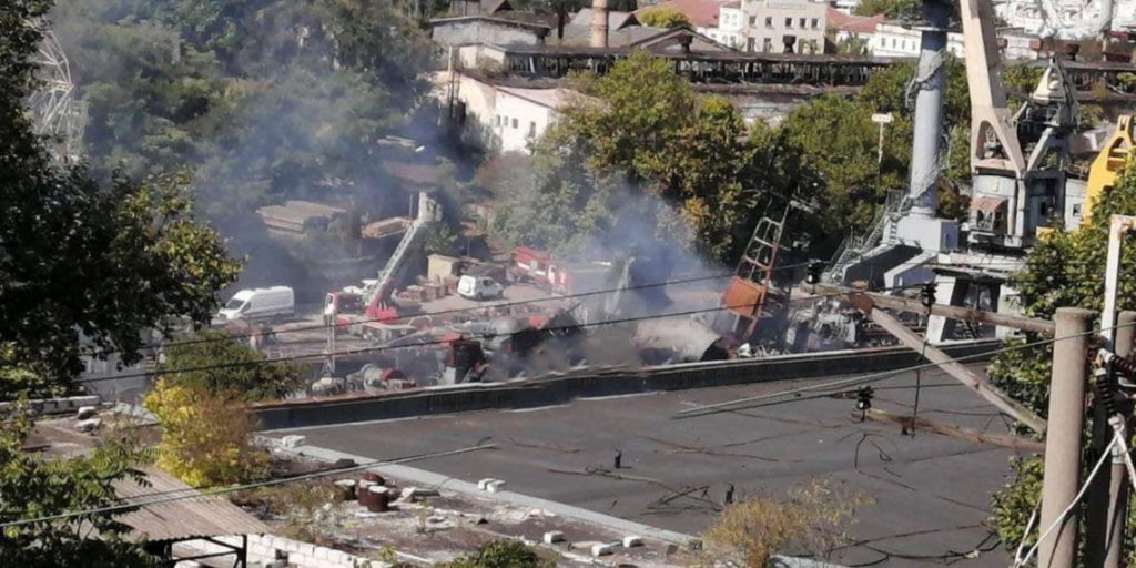 Επίθεση στη Σεβαστούπολη: Για πλήρη καταστροφή του αποβατικού πλοίου Minsk κάνουν λόγο οι Ουκρανοί