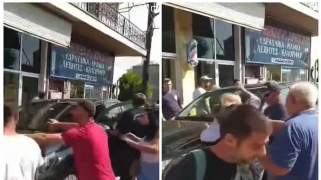 Καρδίτσα: Η επίθεση των πολιτών κατά του Κ.Αγοραστού – Οργισμένοι τον προπηλάκισαν – Τον «έσωσε» η αστυνομία (βίντεο)