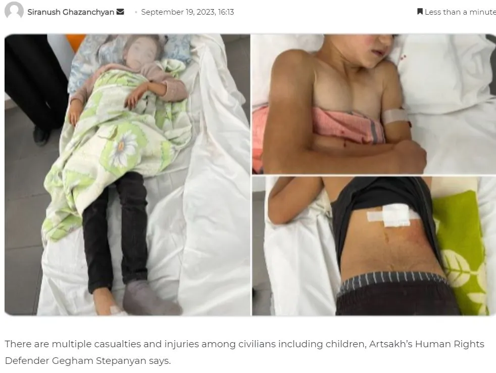 Ναγκόρνο Καραμπάχ: 23 τραυματίες και νεκροί από την «αντιτρομοκρατική επίθεση» του Αζερμπαϊτζάν (φωτό)