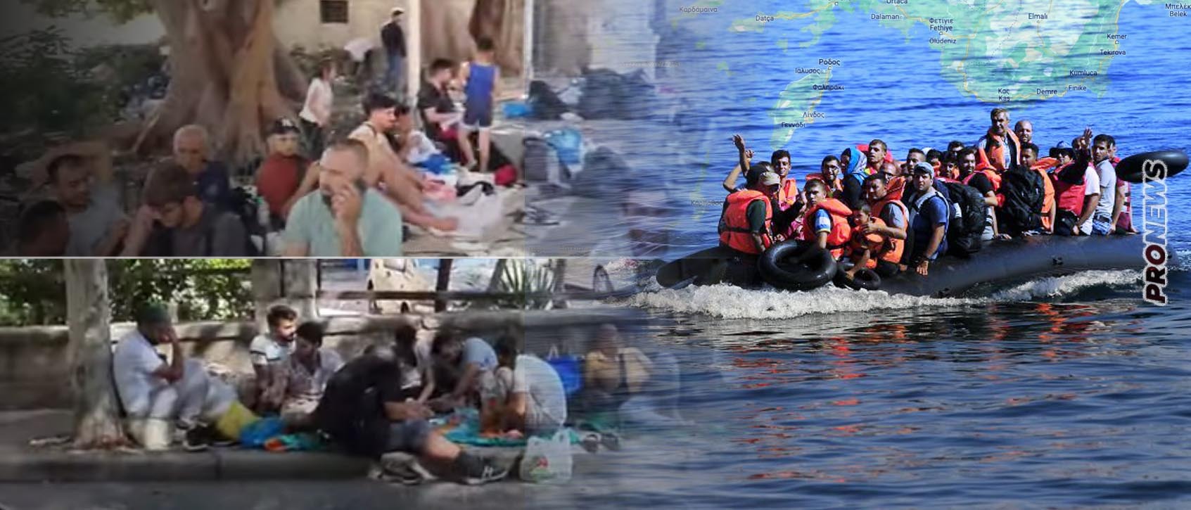 Bίντεο-σοκ: Χιλιάδες παράνομοι αλλοδαποί έχουν κατακλύσει το κέντρο της πόλης της Ρόδου μετατρέποντάς το σε «hot spot»!