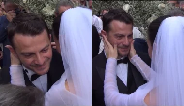 Ο Γ.Αγγελόπουλος ξέσπασε σε κλάματα όταν είδε τη νύφη – Δείτε φωτογραφίες και βίντεο
