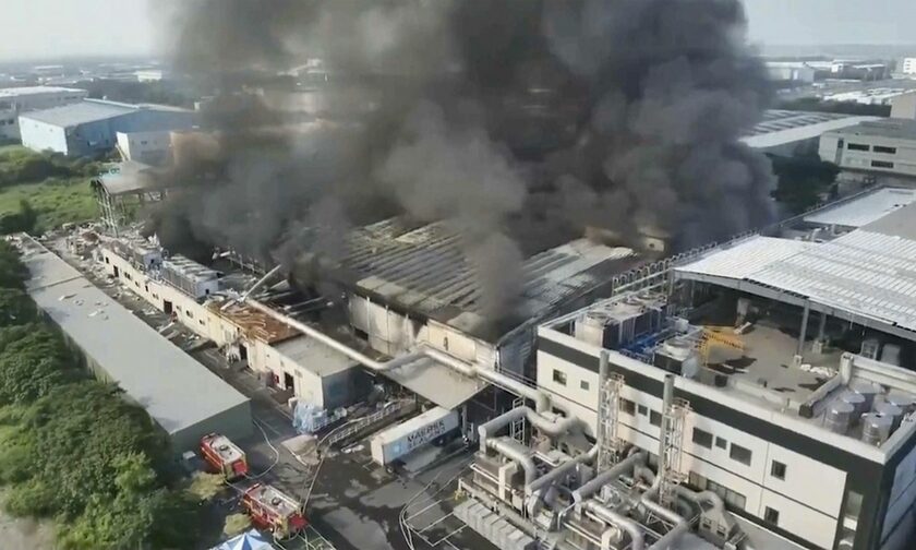 Ταϊβάν: Πυρκαγιά ξέσπασε σε εργοστάσιο – Δέκα νεκροί και τουλάχιστον 100 τραυματίες