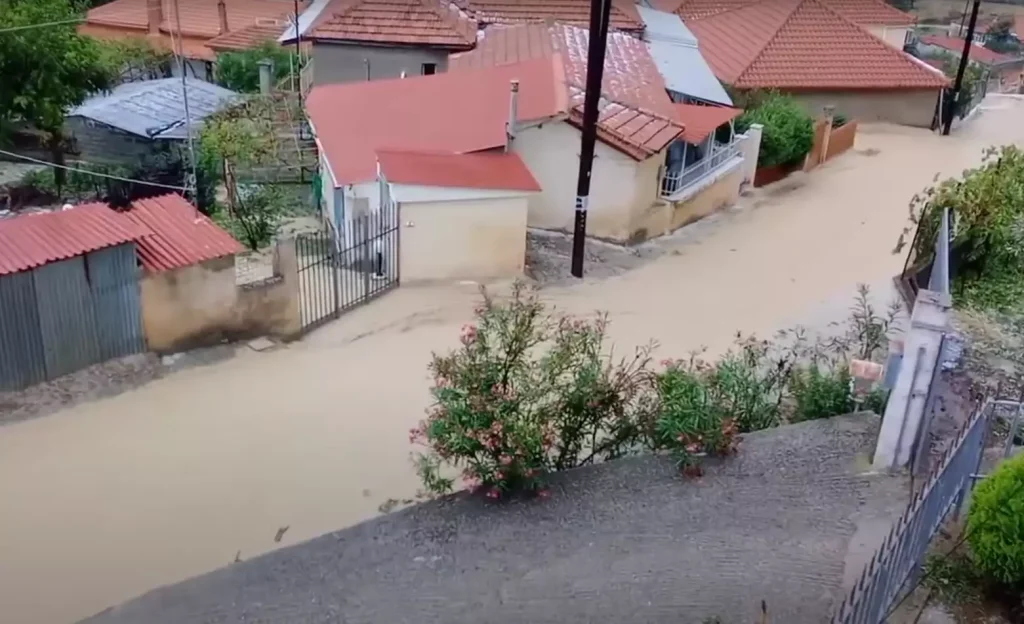 Κακοκαιρία: Υπερχείλισαν ρέματα στον Δήμο Νεμέας (βίντεο)