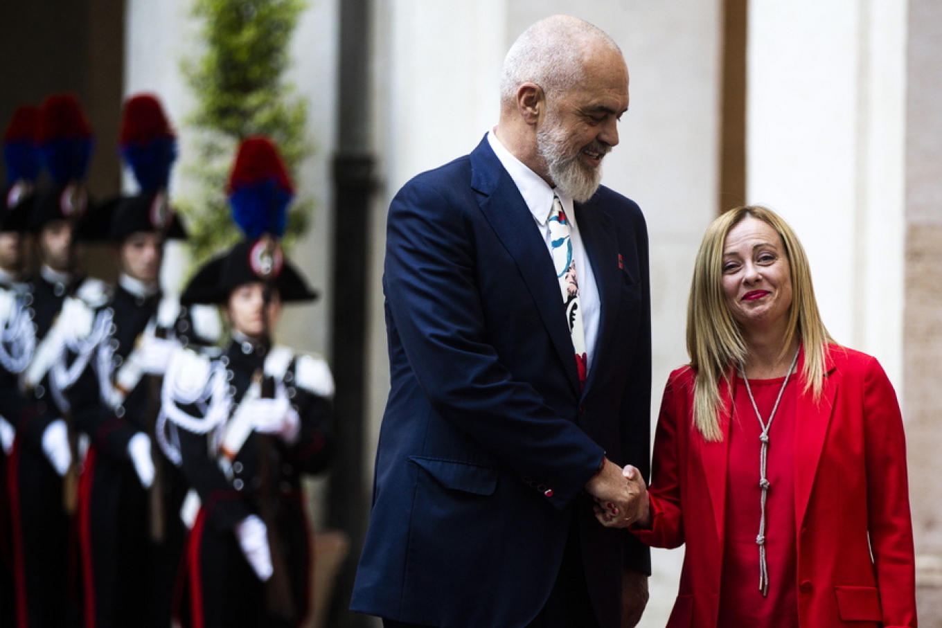 Συνάντηση Ε.Ράμα-Τ.Μελόνι με την ενταξιακή πορεία της Αλβανίας στο επίκεντρο