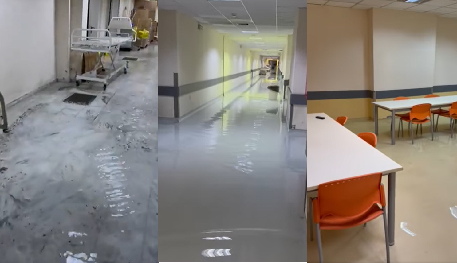 Βόλος: Πλημμύρισε το υπόγειο του νοσοκομείου
