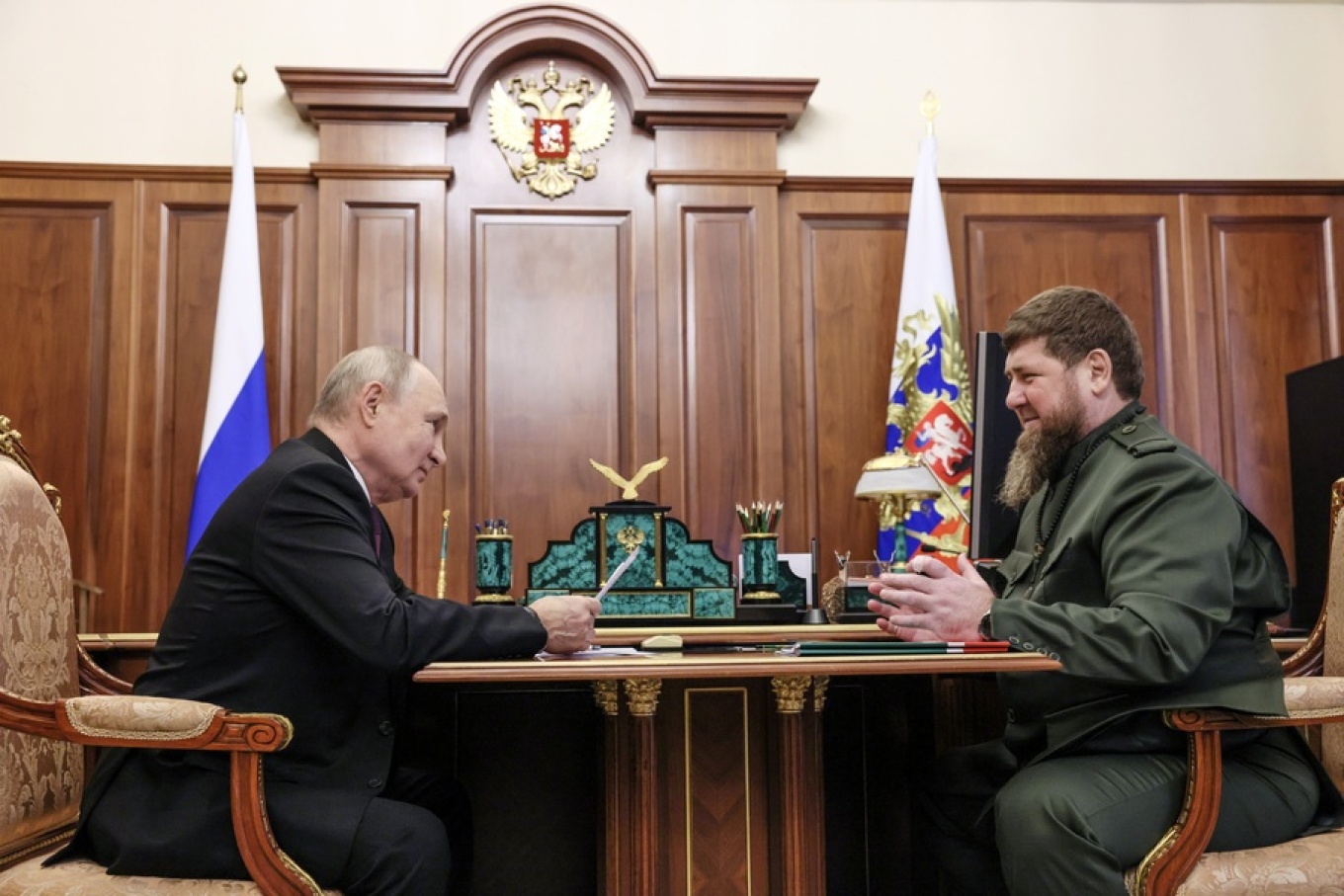 Β.Πούτιν: «Υπάρχει θετική δυναμική στην Τσετσενία χάρη στον Ρ.Καντίροφ»