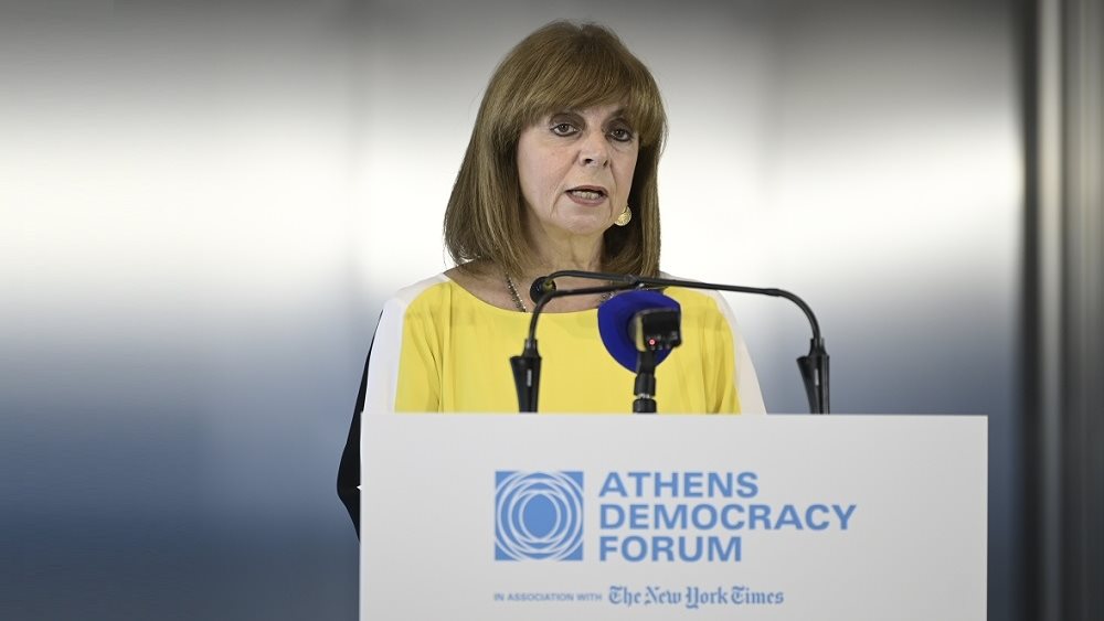 Κ.Σακελλαροπούλου: «Η κλιματική αλλαγή κίνδυνος για την Δημοκρατία»