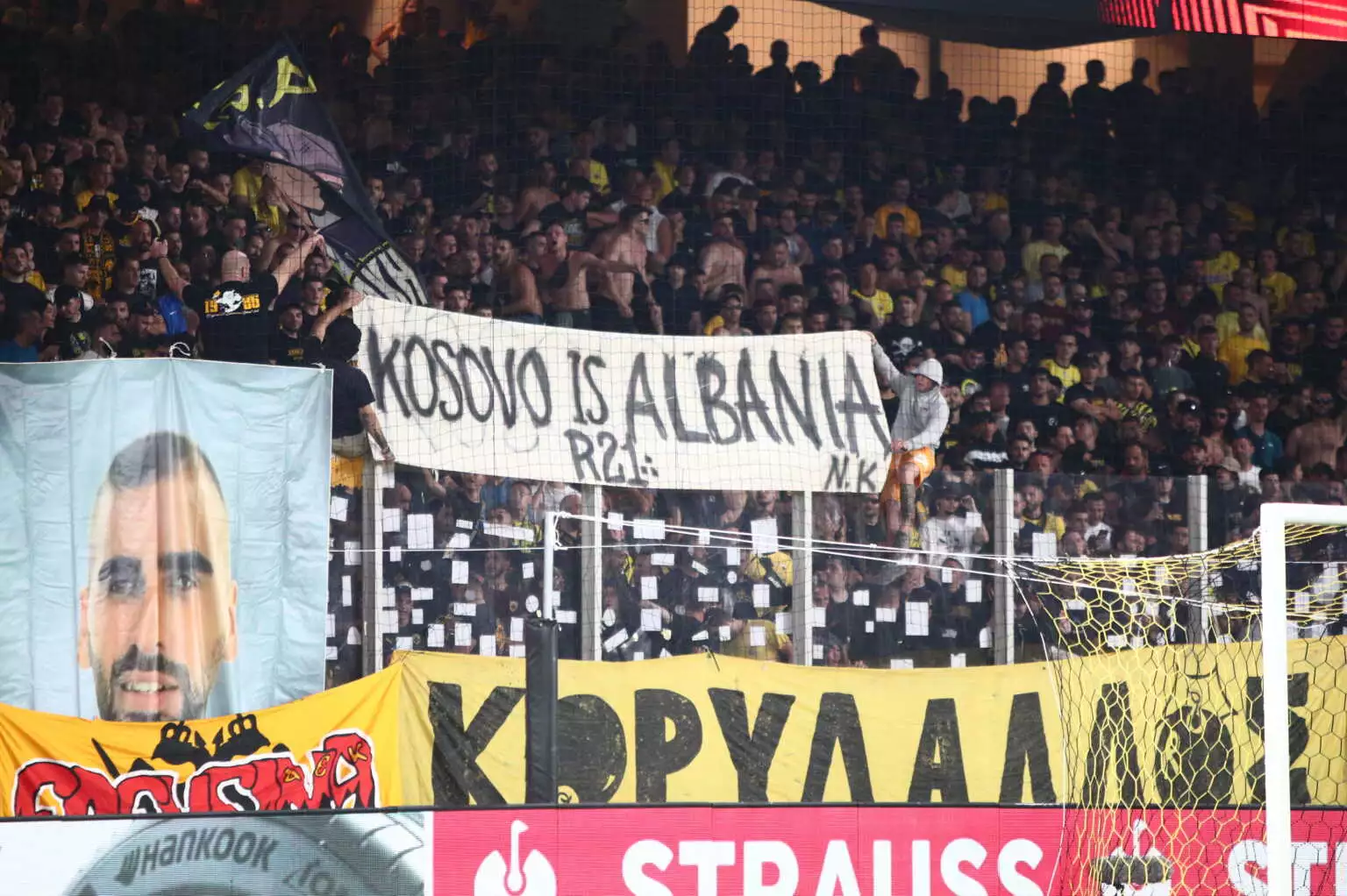 ΑΕΚ για το πανό στην Opap Arena: «Εκφράζουμε τον αποτροπιασμό μας – Θα αποδοθούν ευθύνες »