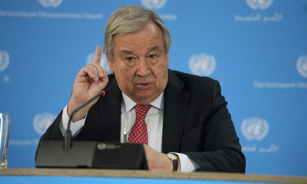 Α.Γκουτέρες: «Χρειάζεται μια διαρκής προσπάθεια στη Λωρίδα της Γάζας  – Η προστασία των αμάχων είναι θεμελιώδης»