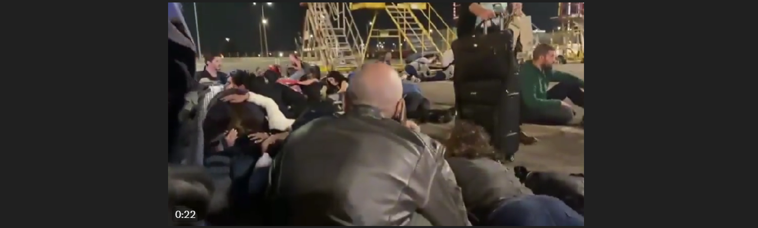 Τρόμος στο αεροδρόμιο του Τελ Αβίβ – Ηχούν οι σειρήνες και ο κόσμος ξαπλώνει στο έδαφος (βίντεο)