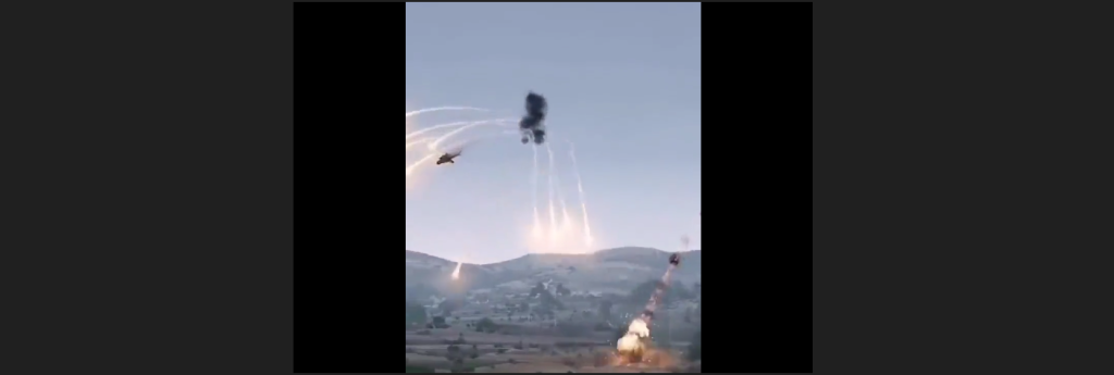 Βίντεο δείχνει να καταρρίπτονται ισραηλινά ελικόπτερα αλλά δεν επιβεβαιώνεται από πουθενά η εξέλιξη