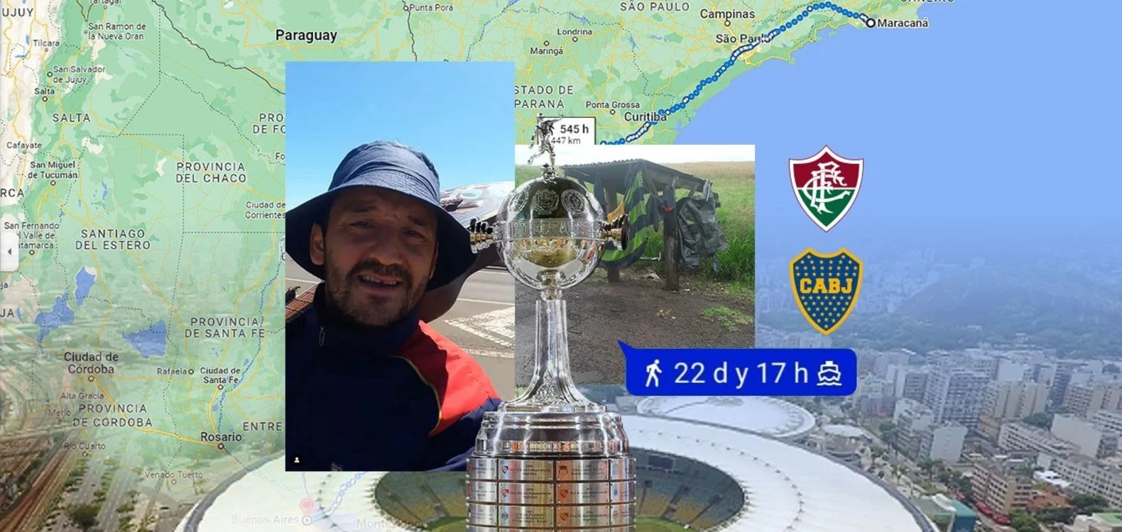 «Τρελαμένος» οπαδός της Μπόκα ταξιδεύει μέχρι την Βραζιλία με τα πόδια – Θα διανύσει 2.658 χιλιόμετρα