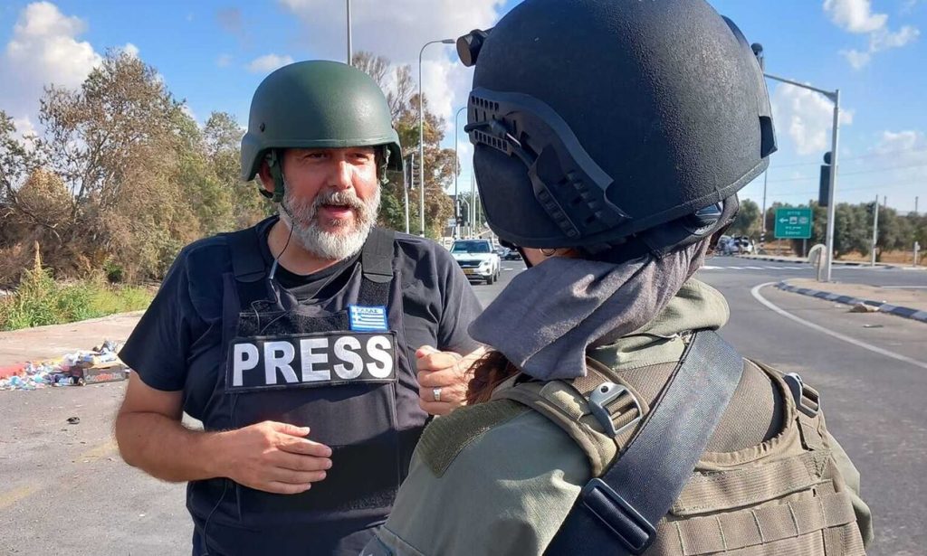 Ισραήλ: Κινδύνεψε ο ρεπόρτερ Χ.Νικολαϊδης – Βρέθηκε σε διασταυρούμενα πυρά στη Ναμπλούς